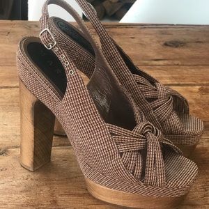 Designer Marni Brown HighHeel Shoe